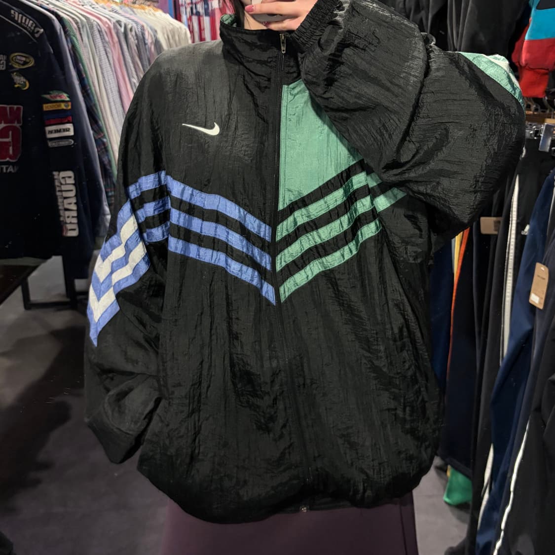 [IM] adidas 아디다스 바람막이 민트 퍼플 상품이미지3