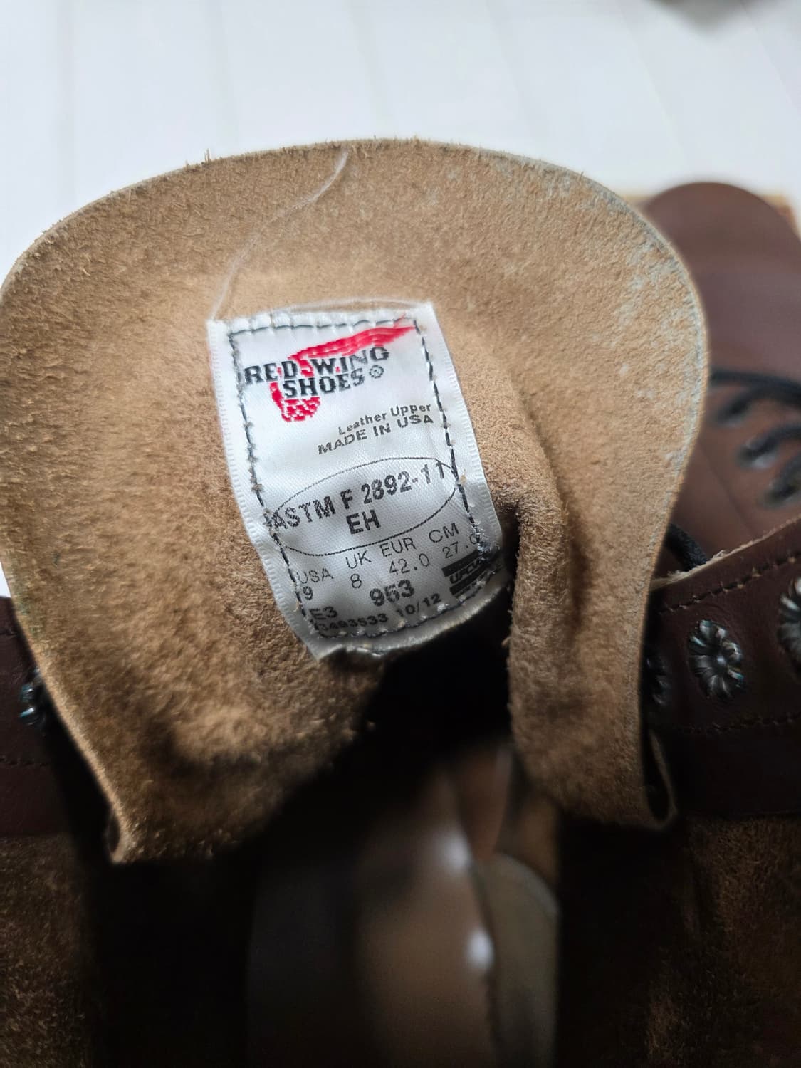 오스틴 버틀러 레드윙 슈퍼솔 953부츠 9EEE [270] 상품이미지7