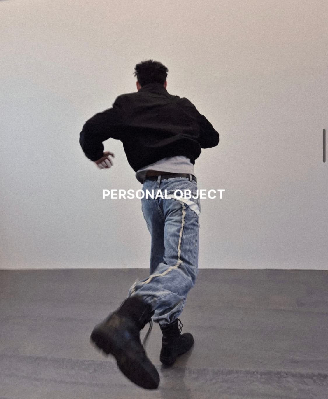 퍼스널오브젝트 임발란스 레더 데님 상품이미지1