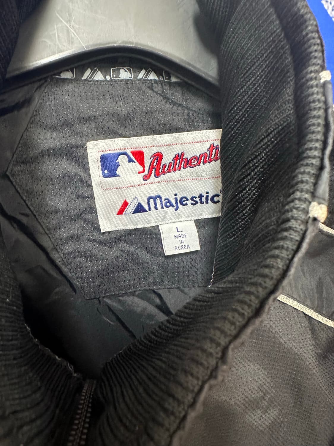 s급 마제스틱 레어템 마린스 오버핏바람막이L100 상품이미지4