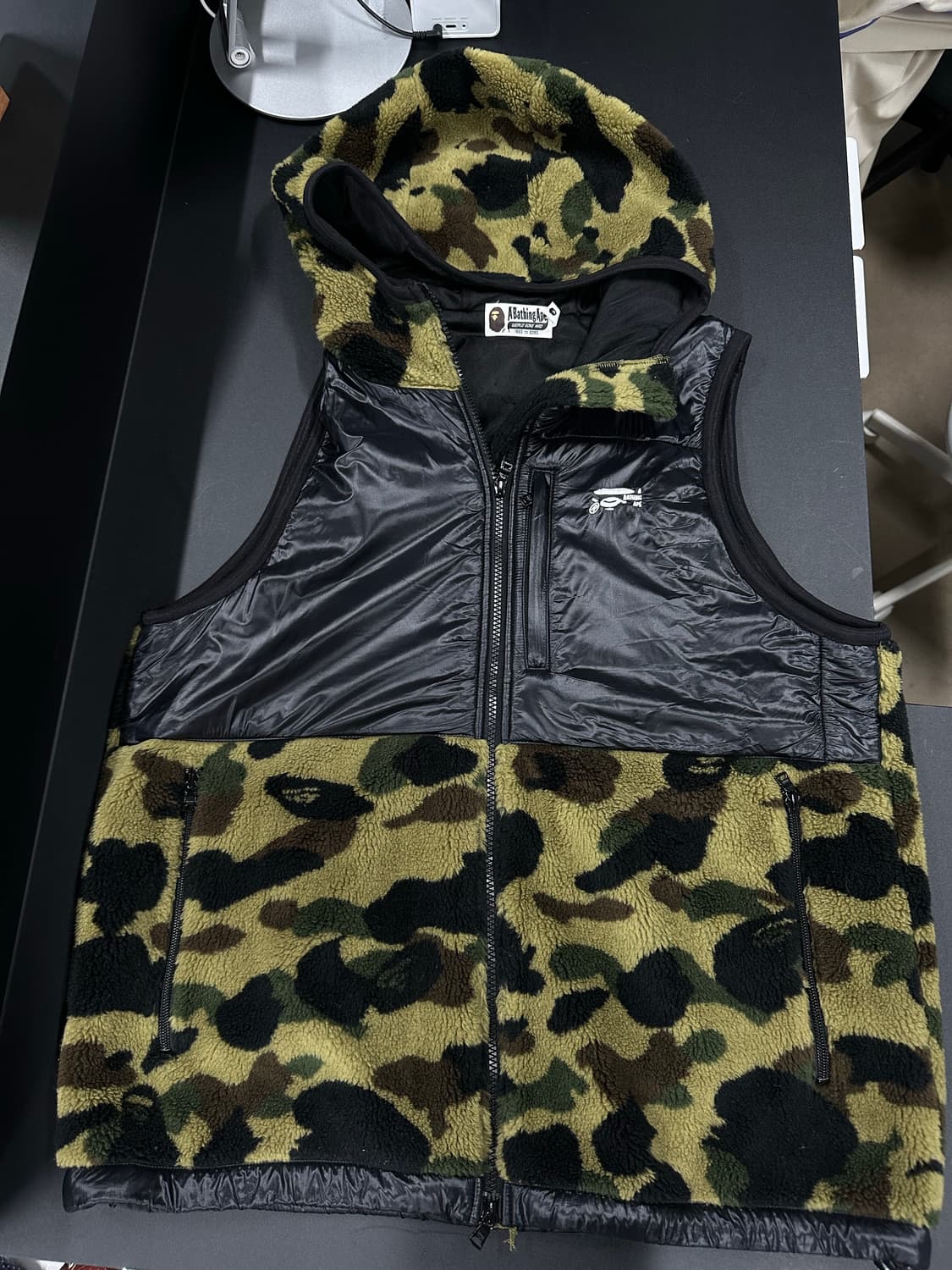 베이프 카모 패딩베스트 상품이미지6