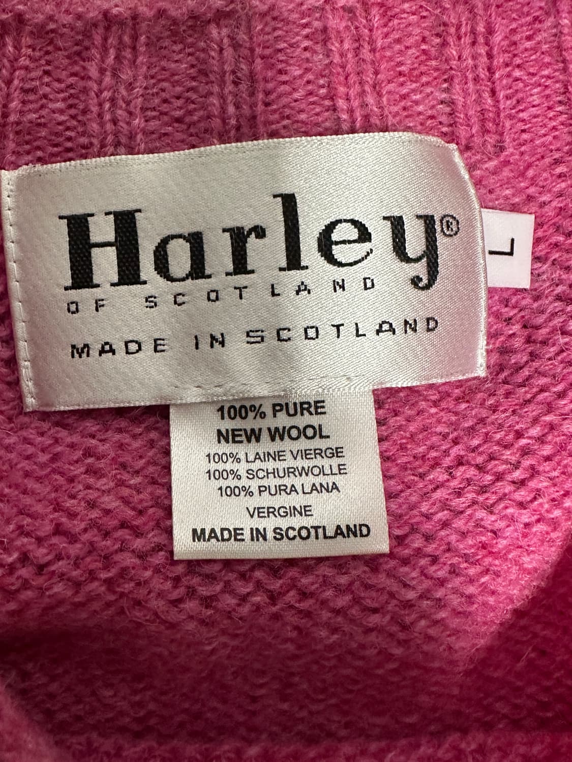 할리오브스코틀랜드 쉐기독 핑크 L 상품이미지2