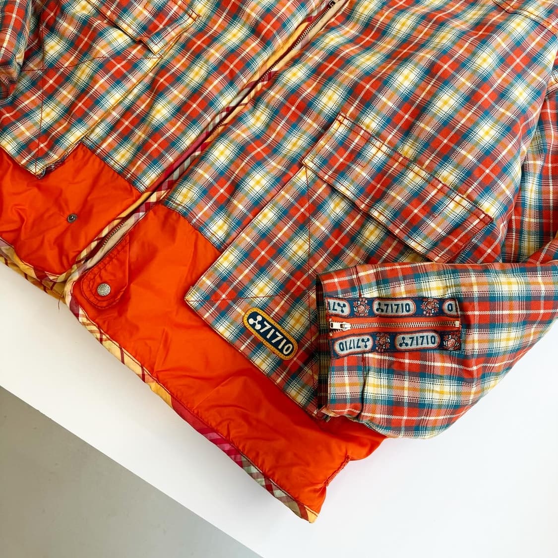 오일릴리 체크 박시 점퍼 상품이미지2