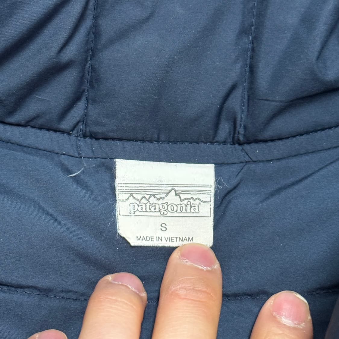 파타고니아 리버시블 양면 배색 패딩 베스트 S 상품이미지5