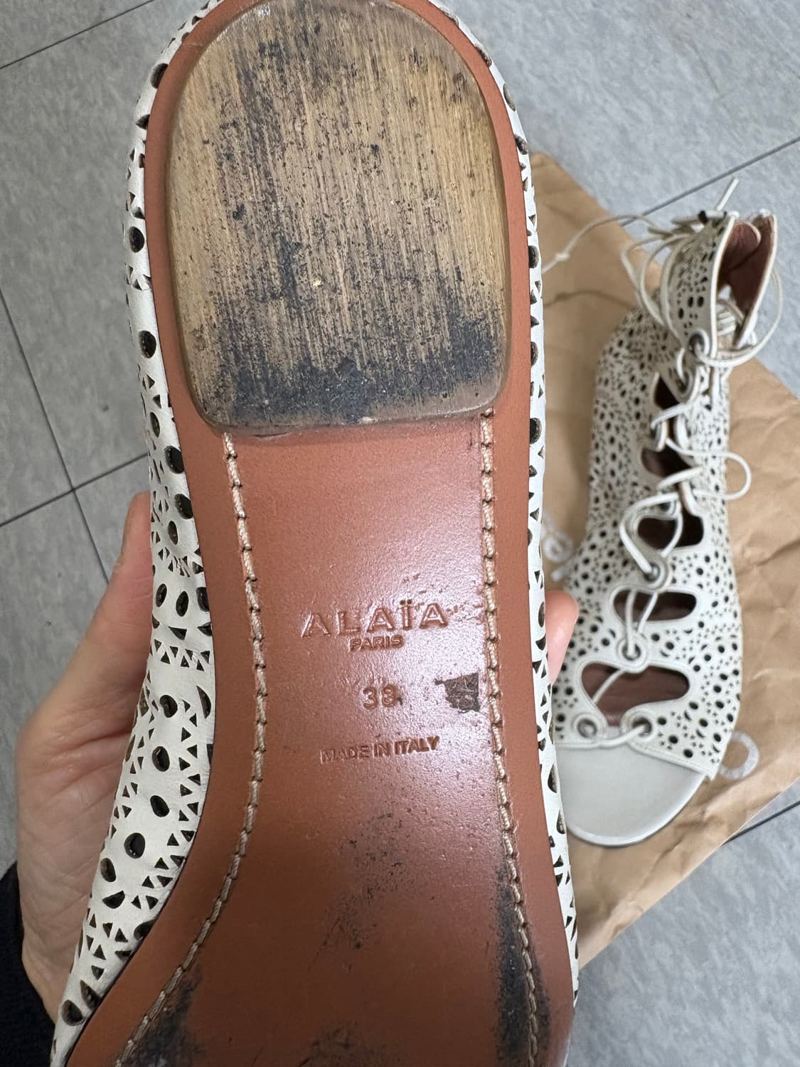 Alaia 샌들  상품이미지4