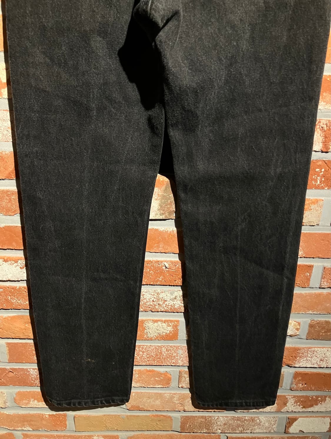 90s USA 빈티지 리바이스 505 블랙 데님 팬츠 상품이미지7