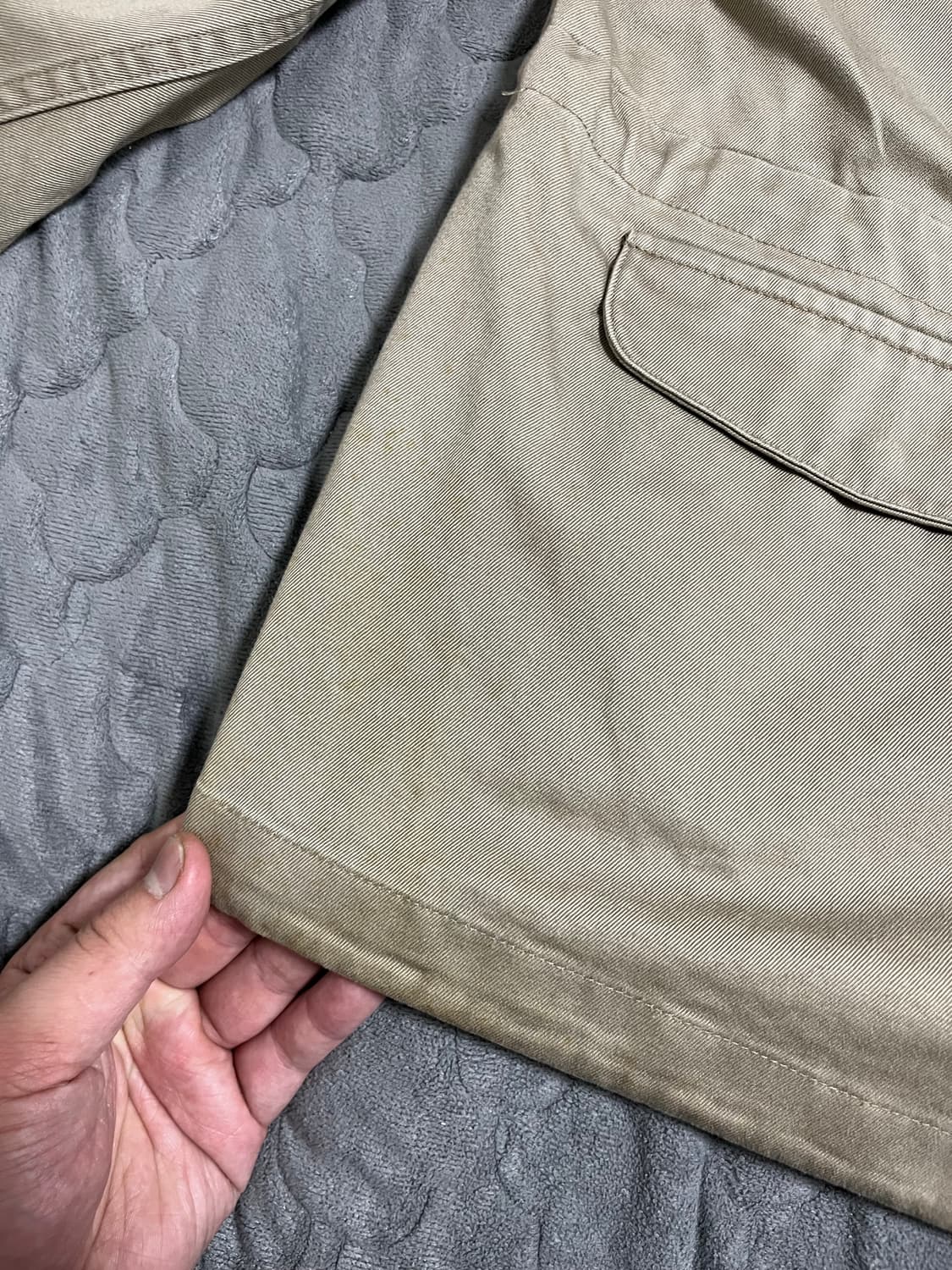 CAVEMPT 카브엠트 트윌코튼 아노락 카키베이지 L 상품이미지7