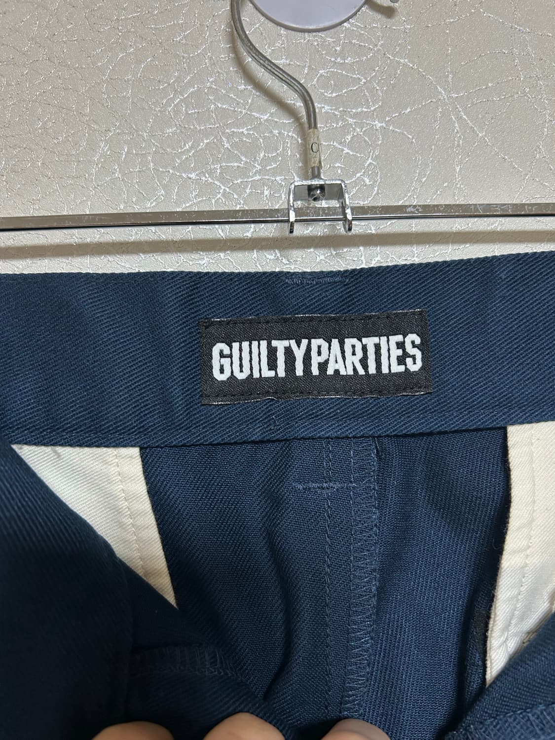 [S] 와코마리아 블랭크라인 치노 잭 블루 상품이미지4