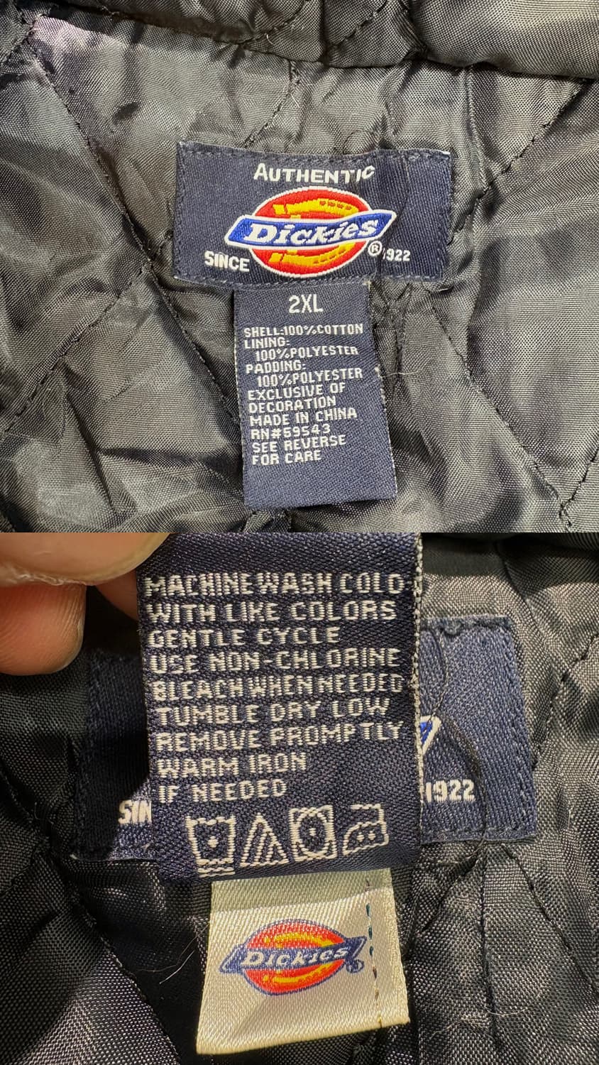 디키즈 플란넬 후드 누빔 자켓 상품이미지10