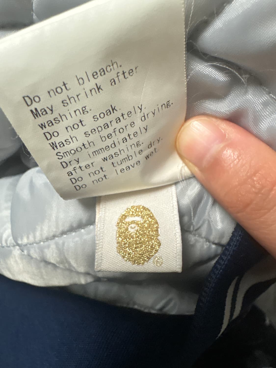 베이프 클래식 바시티자켓 상품이미지5