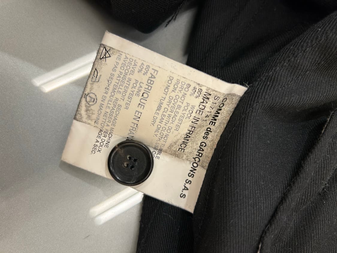 꼼데 가르송 셔츠2009 더블 브레스티드 블레이져 상품이미지4