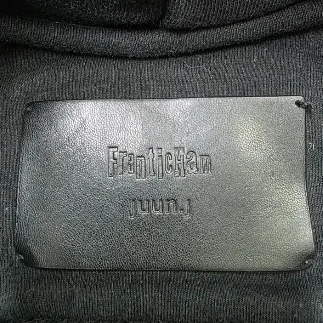 준지 블랙 프린팅 후드티 95 상품이미지9