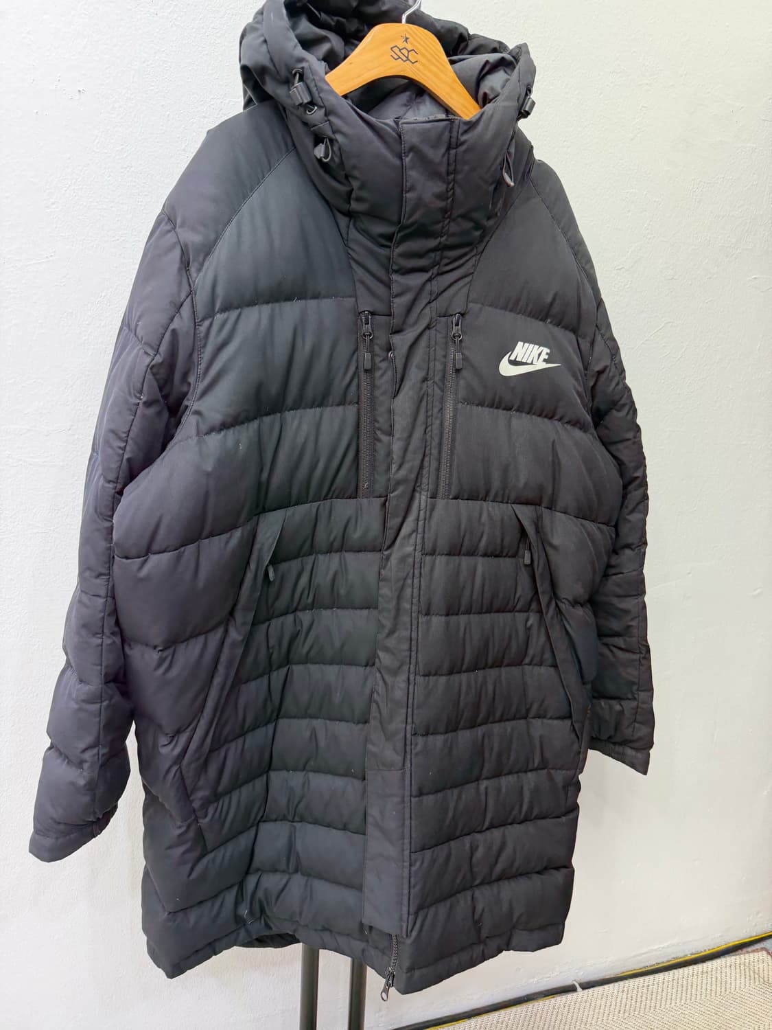정품) 나이키 남성 블랙 롱패딩 XXL  상품이미지2