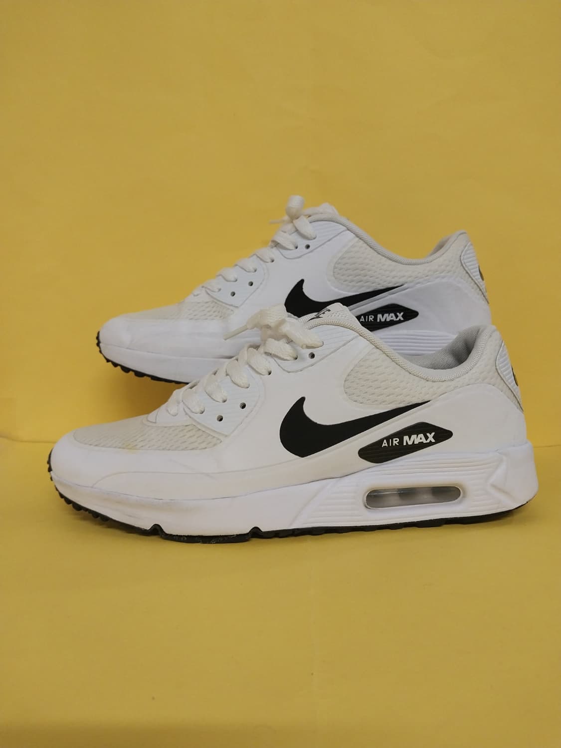 남성 나이키 에어맥스 90 G 화이트블랙 골프화, 운동화 (265) 상품이미지1