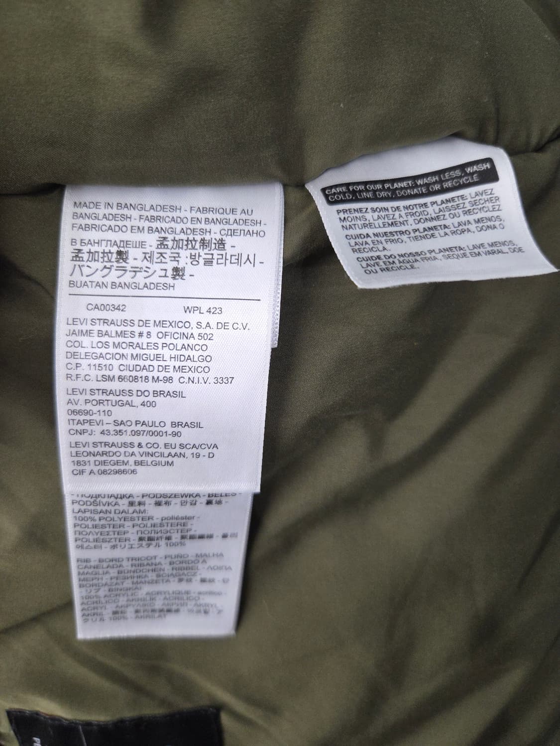 LEVI'S 리바이스 써모어 쉐르파 후드 파카 상품이미지9