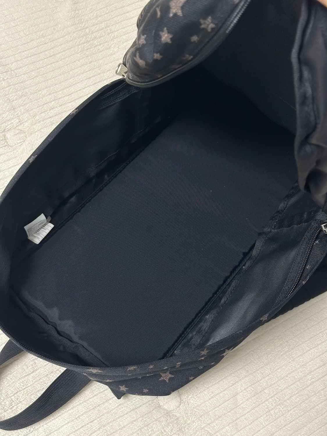 잔스포츠 글리터 별 백팩 블랙 상품이미지7