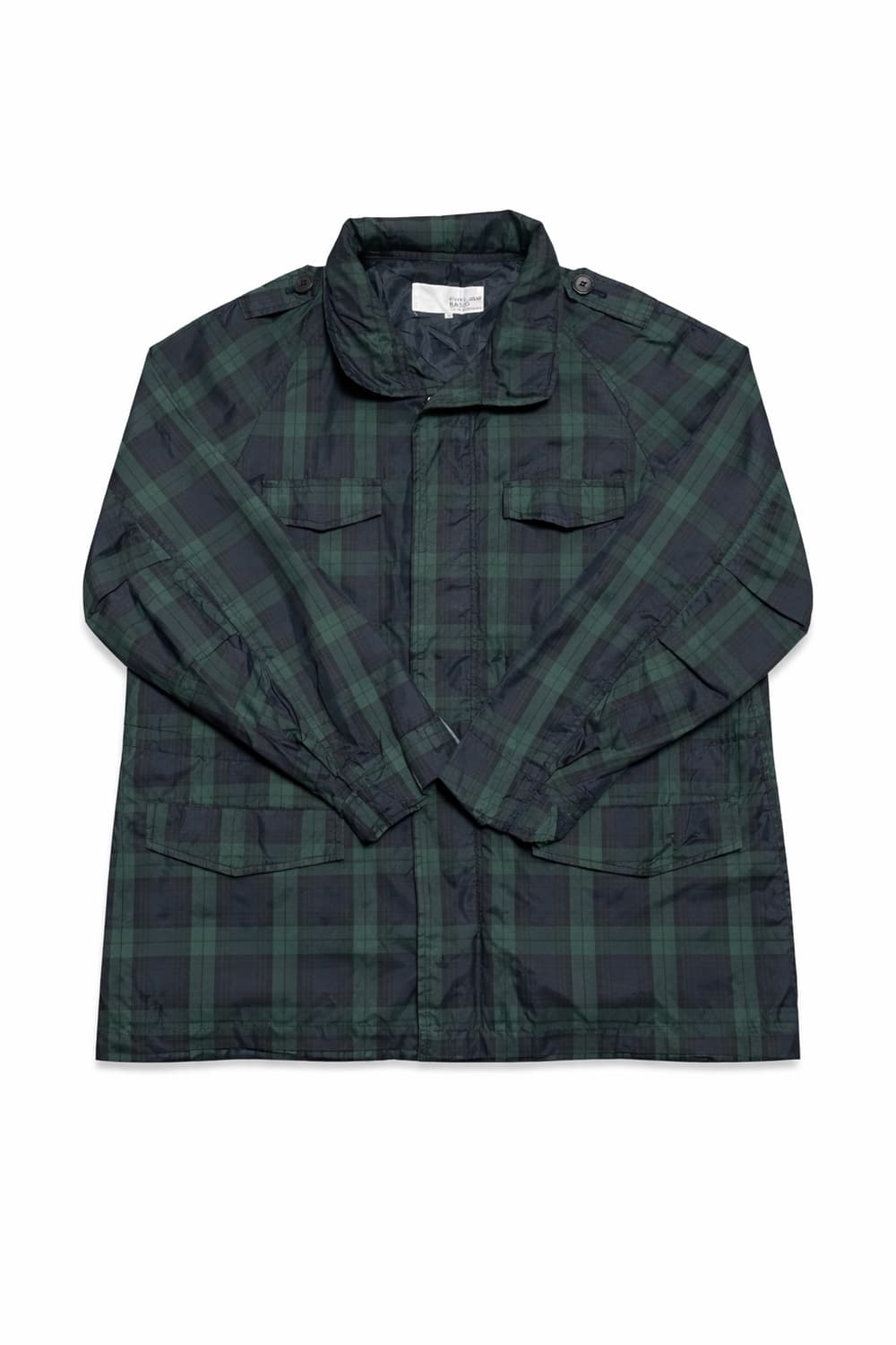 JPN UNITED ARROWS 핑크라벨 체크 바람막이 M 상품이미지1