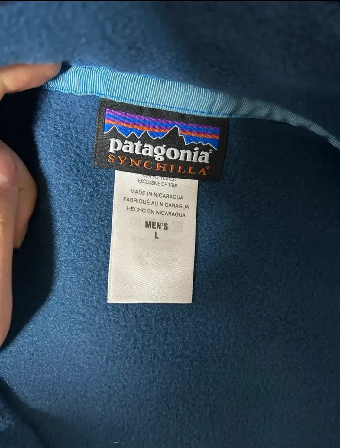 파타고니아 신칠라 블루 라지 상품이미지4