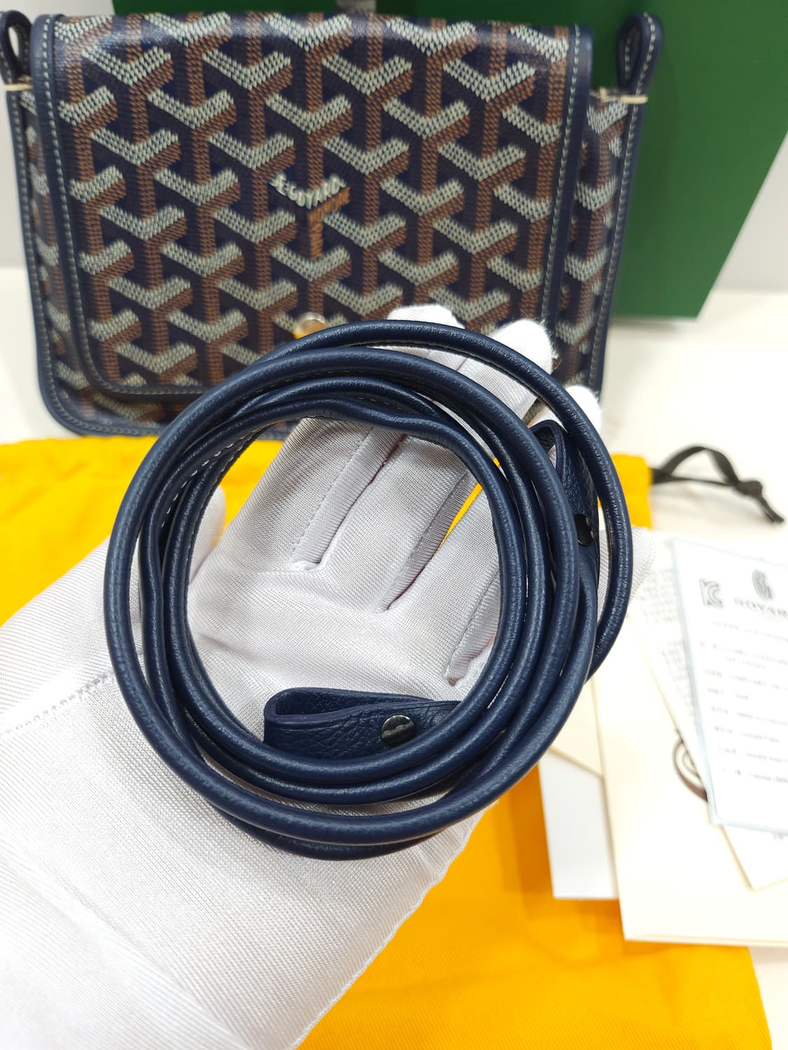 [정품] 고야드 플뤼메 크로스백 네이비 상품이미지10