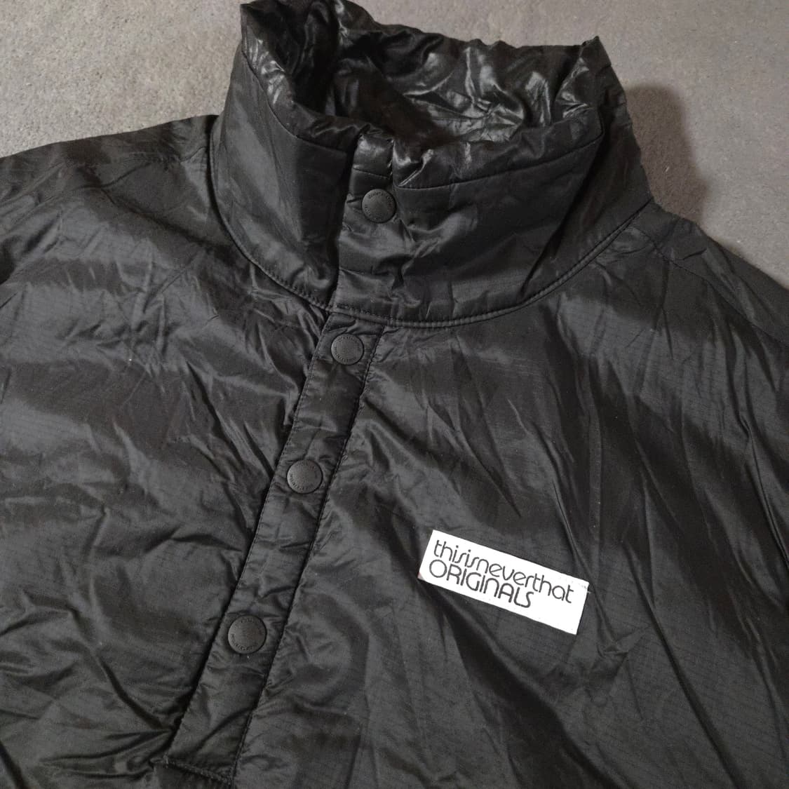 디스이즈네버댓 인슐레이트 리버서블 베스트 조끼 S 블랙 상품이미지8