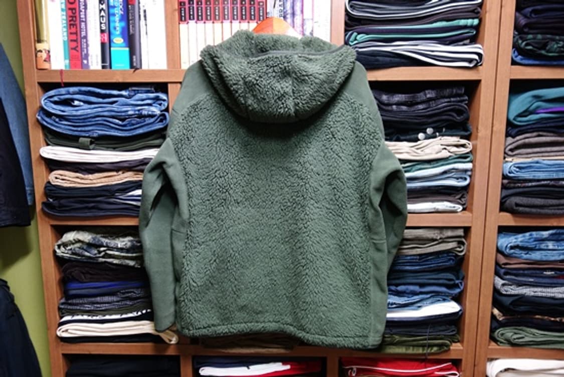 유니클로 x 화이트 마운티어링 후리스 풀집 파카 다크 그린 L (100) 상품이미지6