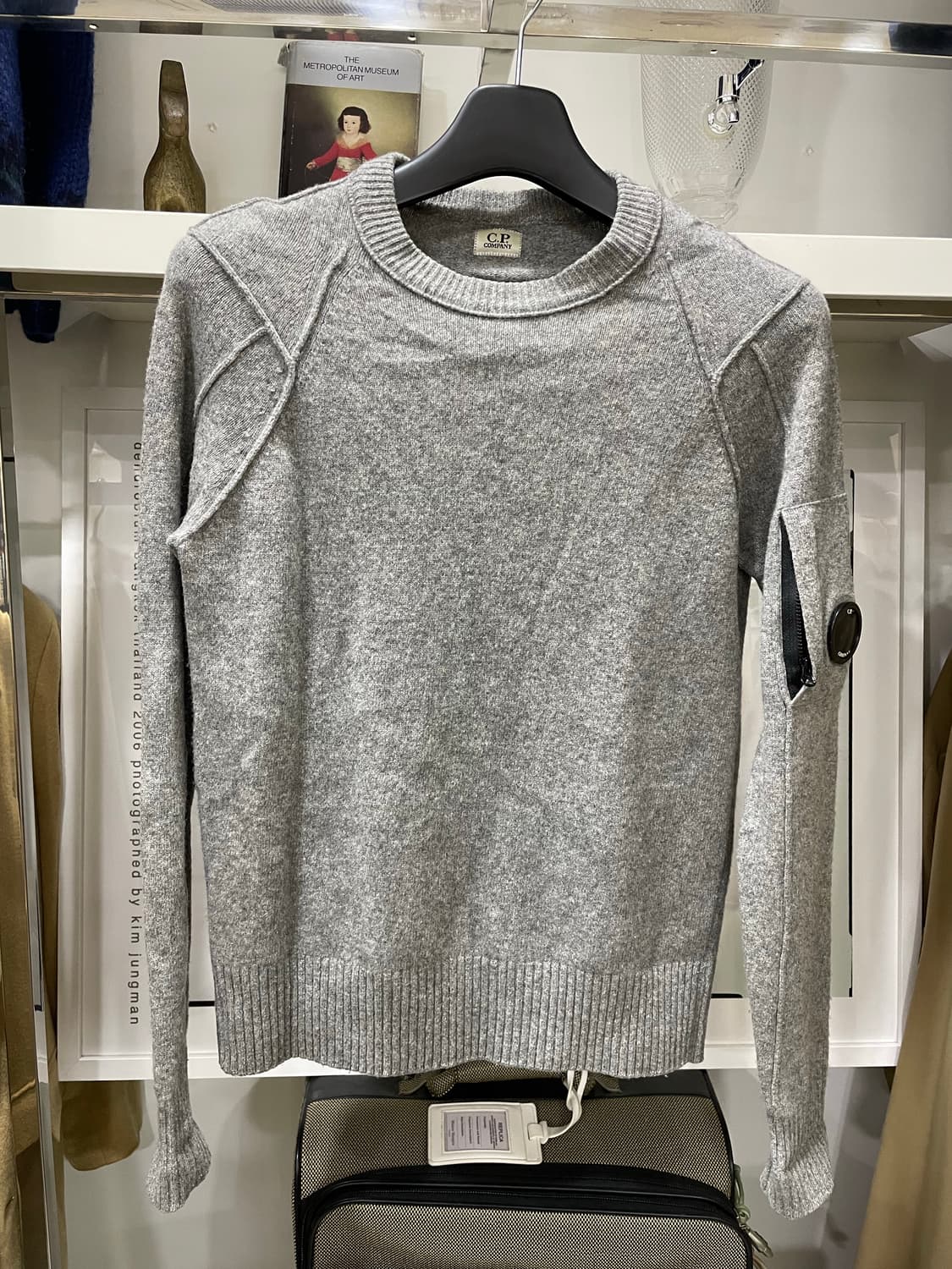 CP컴퍼니/그레이 울혼방 고글니트티(S) 상품이미지1