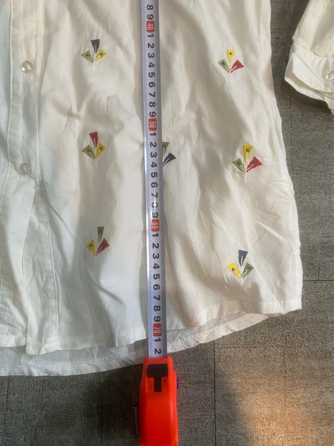 일본빈티지 올드스쿨아메카지 혁오풍 보헤미안자수 투인원셔츠 상품이미지3