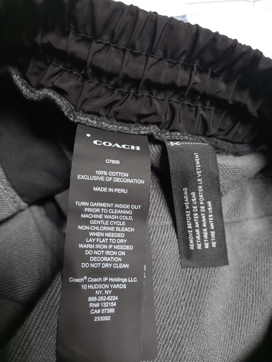 코치 남성 올오버로고 조거팬츠  34 상품이미지5