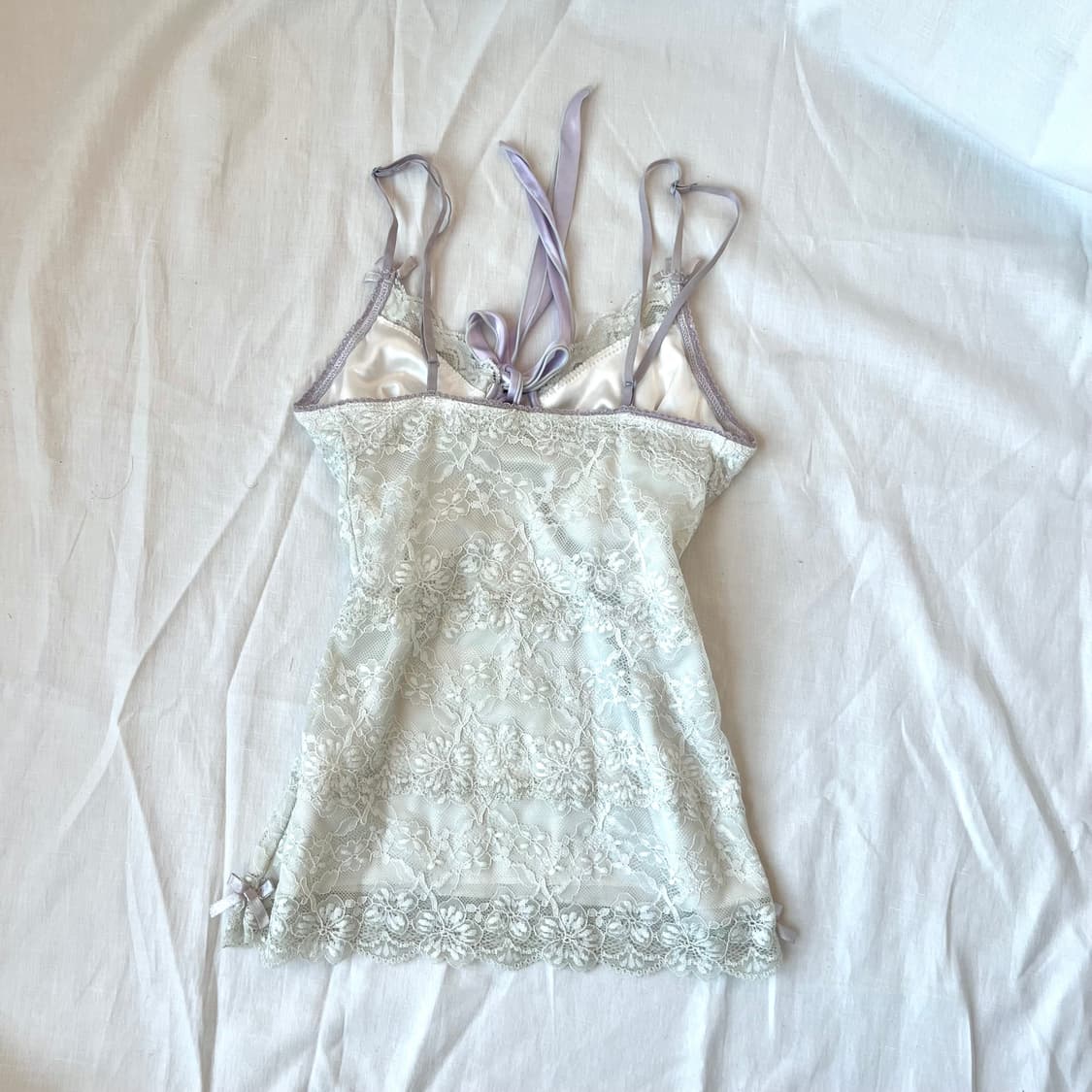 Ribbon lace slim top 상품이미지8