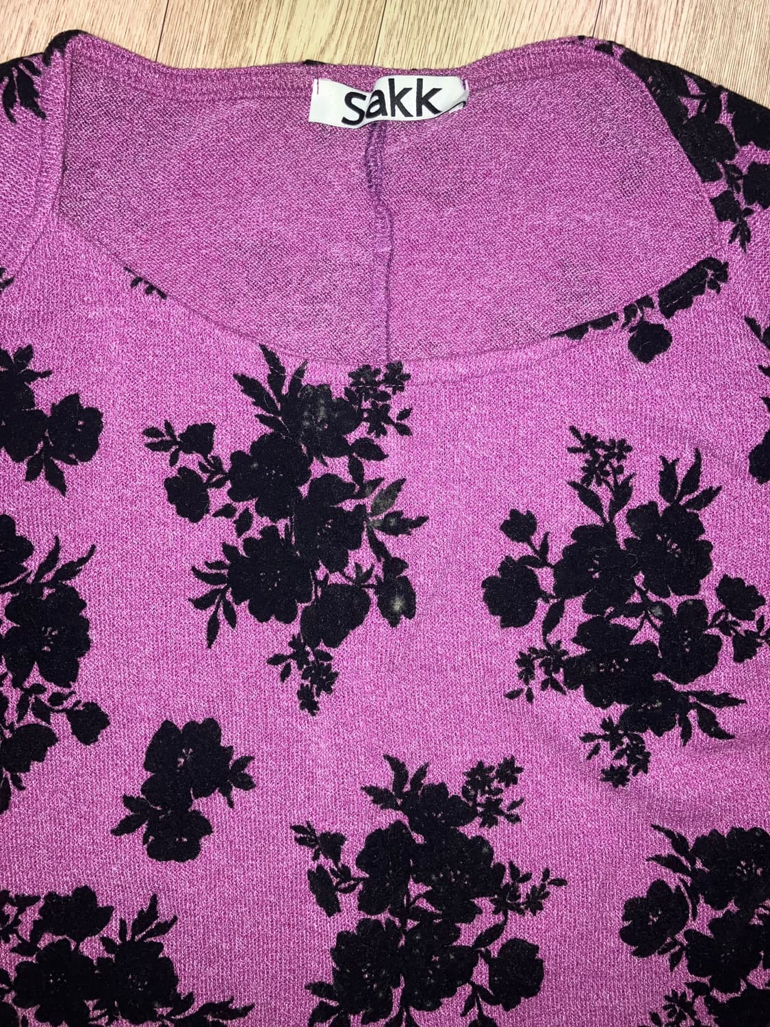 싹 sakk) basic - Flower menace - plum 상품이미지5