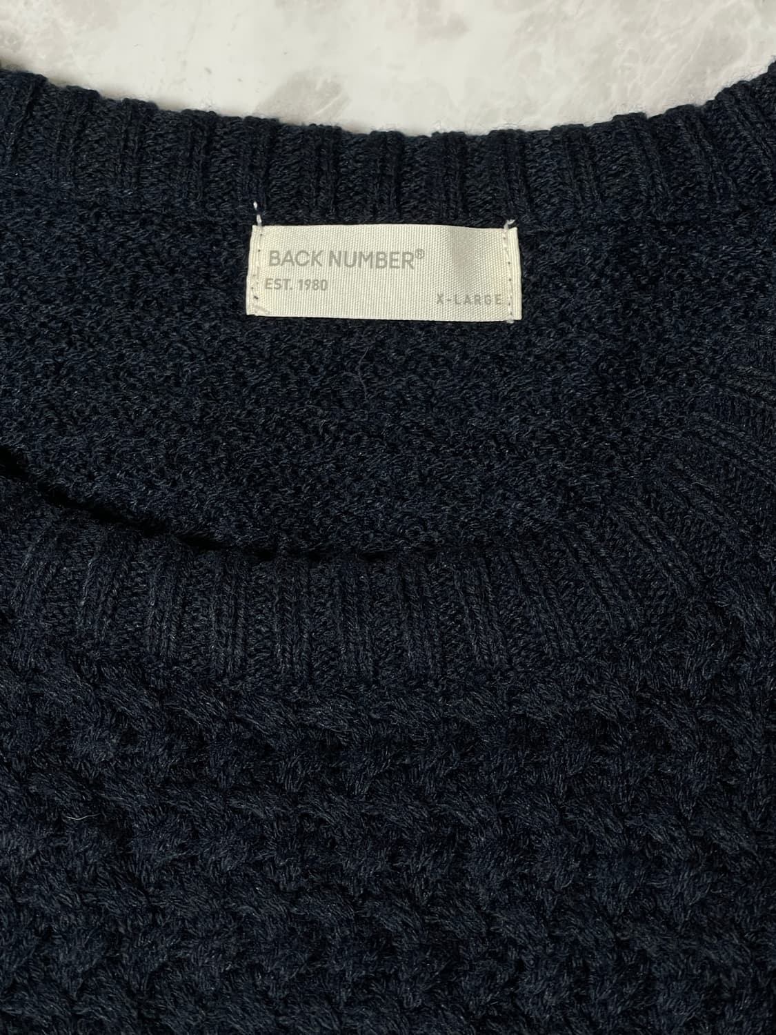 (Back number)long sleeve knit 상품이미지4