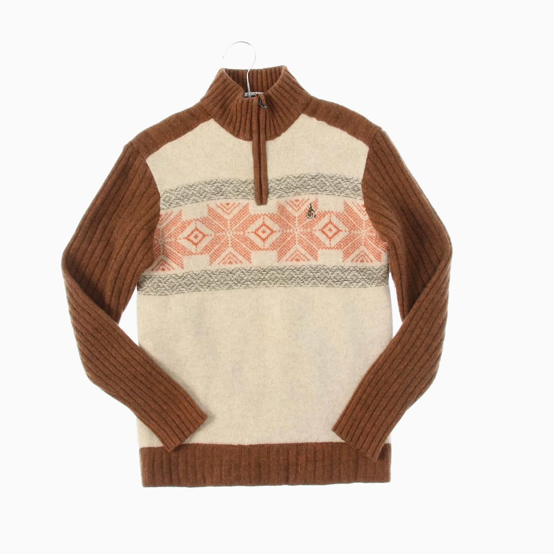 [M] Beanpole 빈폴 우먼즈 울 헤비 반집업 니트 상품이미지4