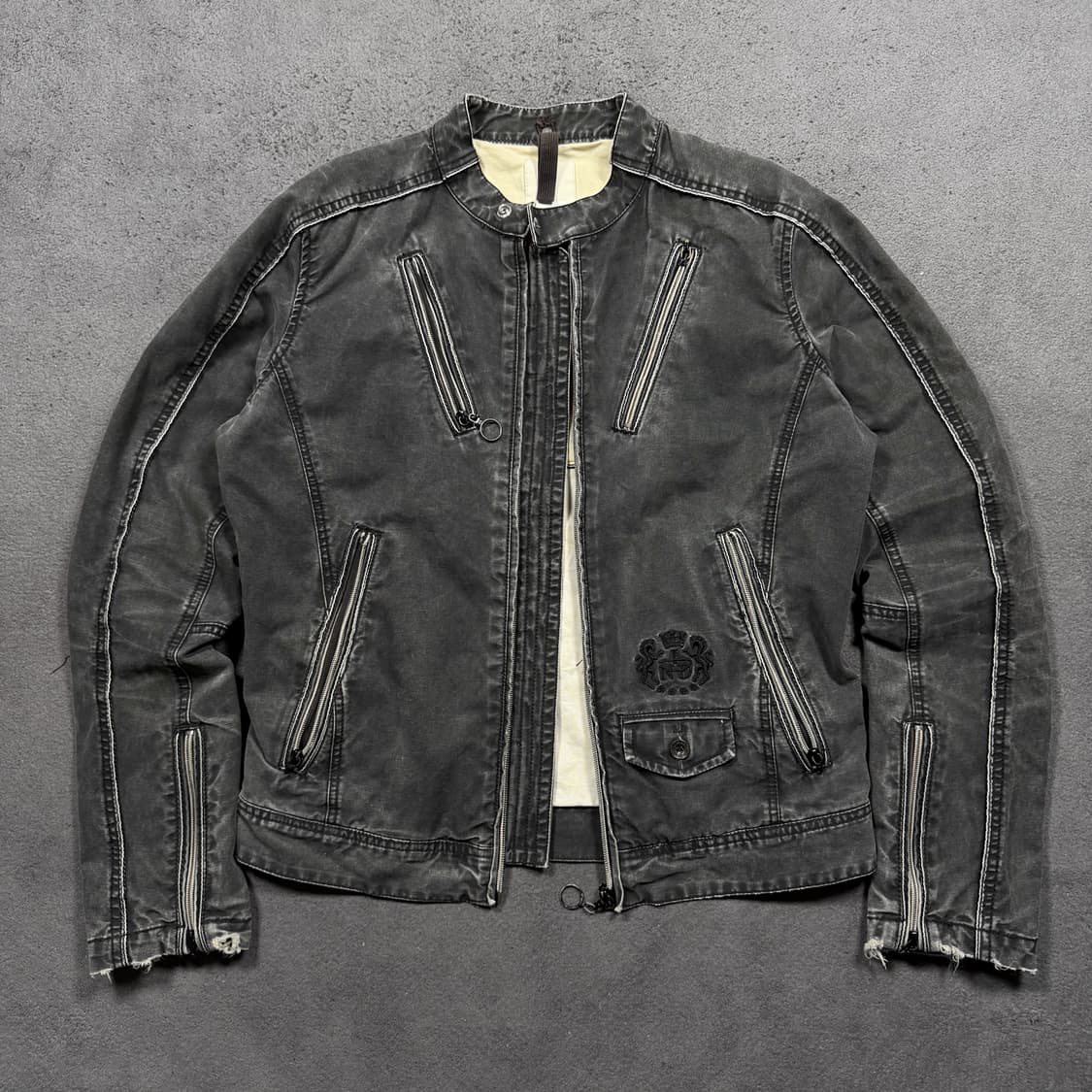 디젤 피그먼트 다이드 라이더 바이커 자라이 상품이미지1