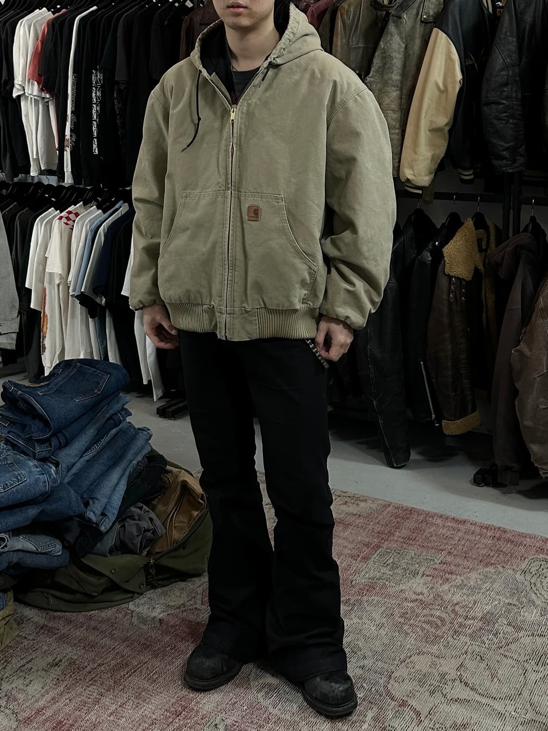 OG 칼하트 J130 액티브 자켓 칼하트 266 코튼우드 상품이미지2