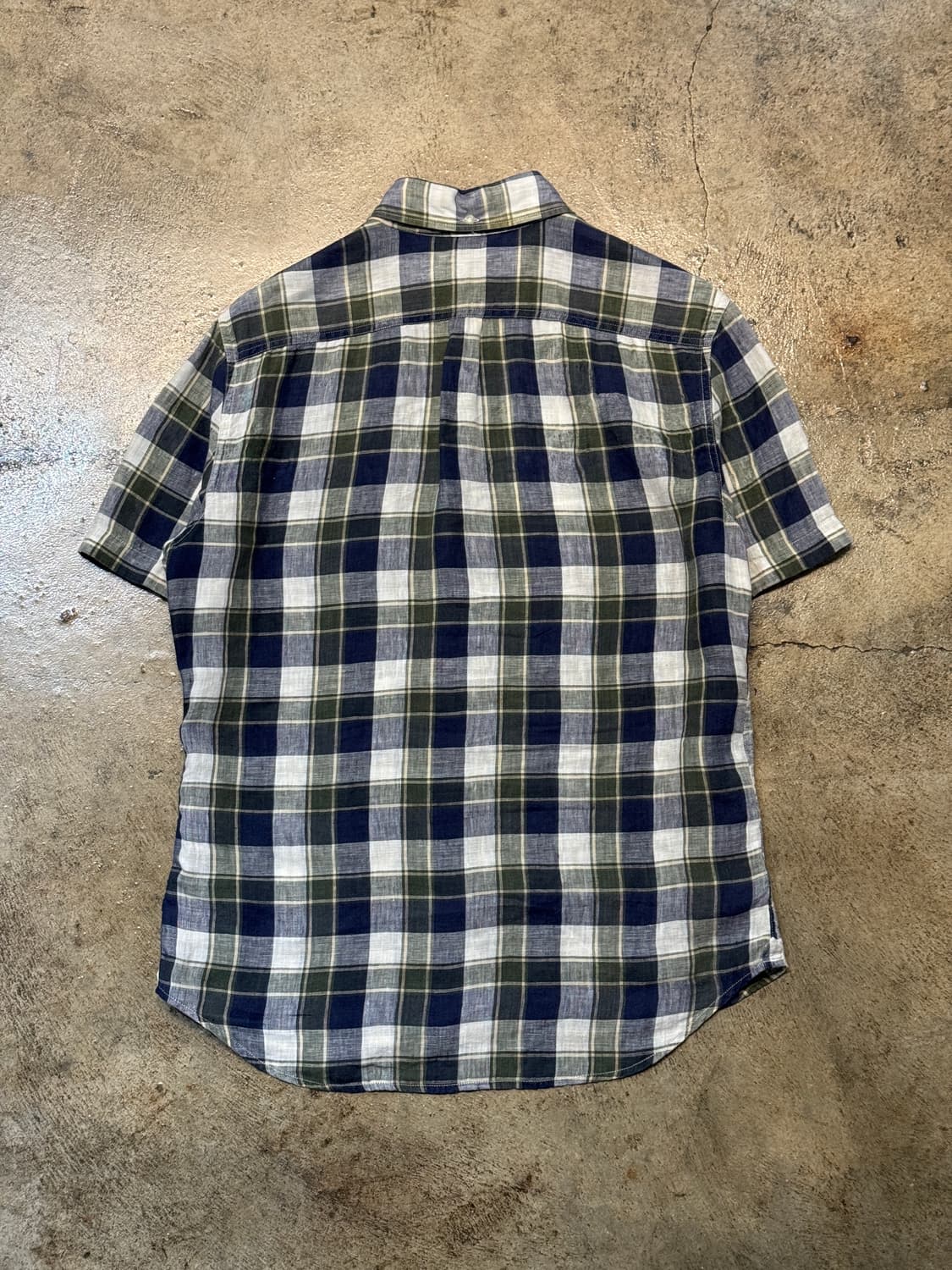 44-66 ) GAP Plaid Linen Shirt 상품이미지7