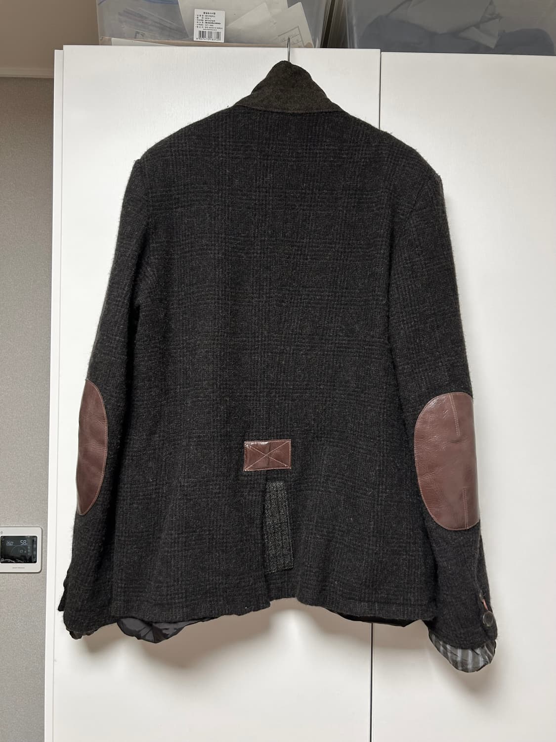 준야와타나베 축융 울 패치워크 자켓 상품이미지2