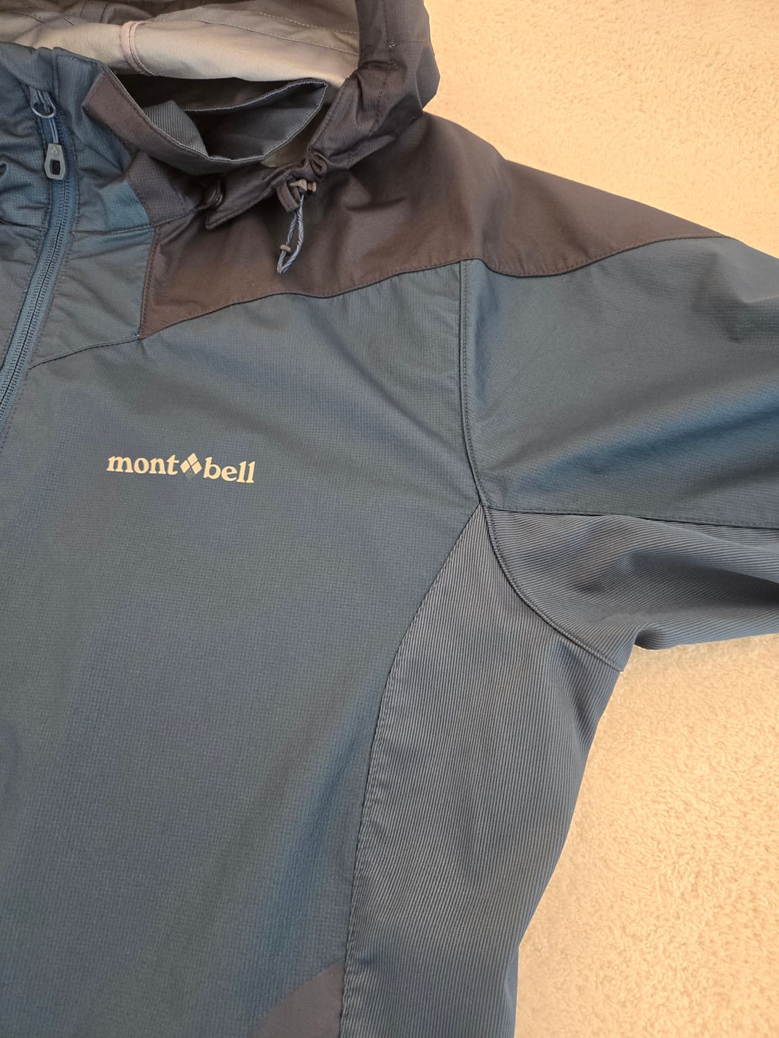 몽벨 바람막이 후드 자켓 블루 110 상품이미지8