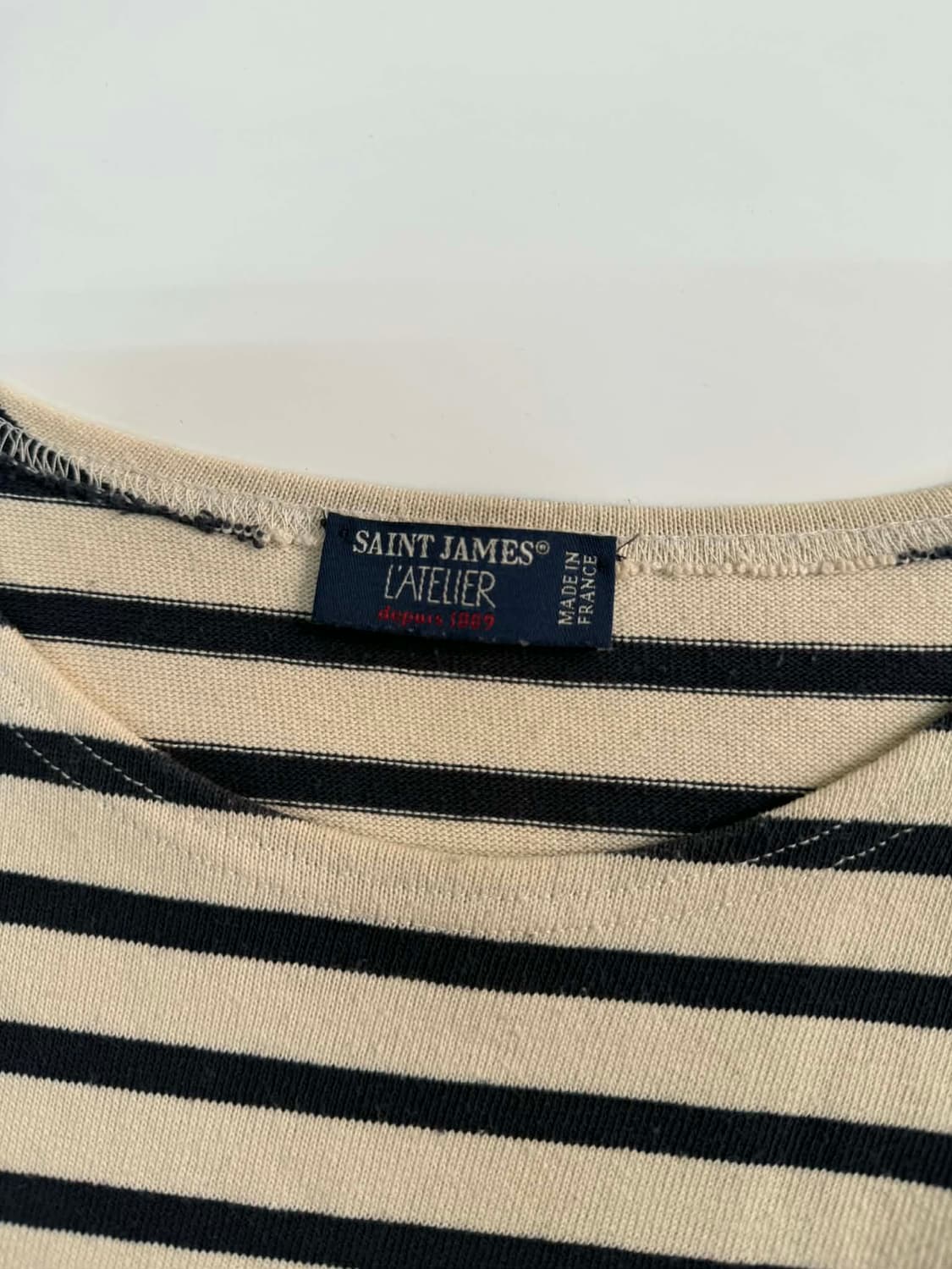 [XL] 세인트제임스 아뜰리에 스트라이프 롱슬리브 티셔츠 상품이미지4