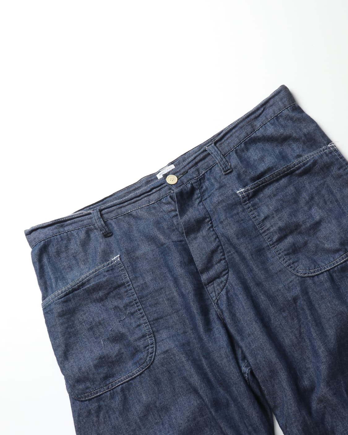 POST OVERALLS Indigo Work Shorts 상품이미지3