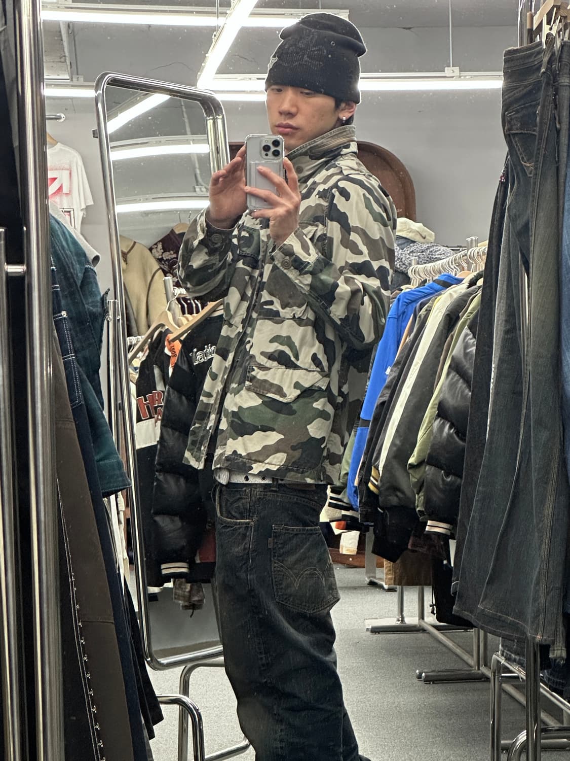 L) 아비렉스 카모플라쥬 밀리터리 야상자켓 상품이미지1