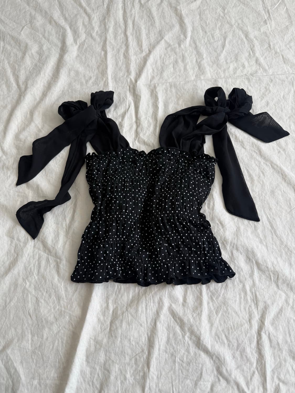 도트 러블리 슬리브리스  상품이미지1