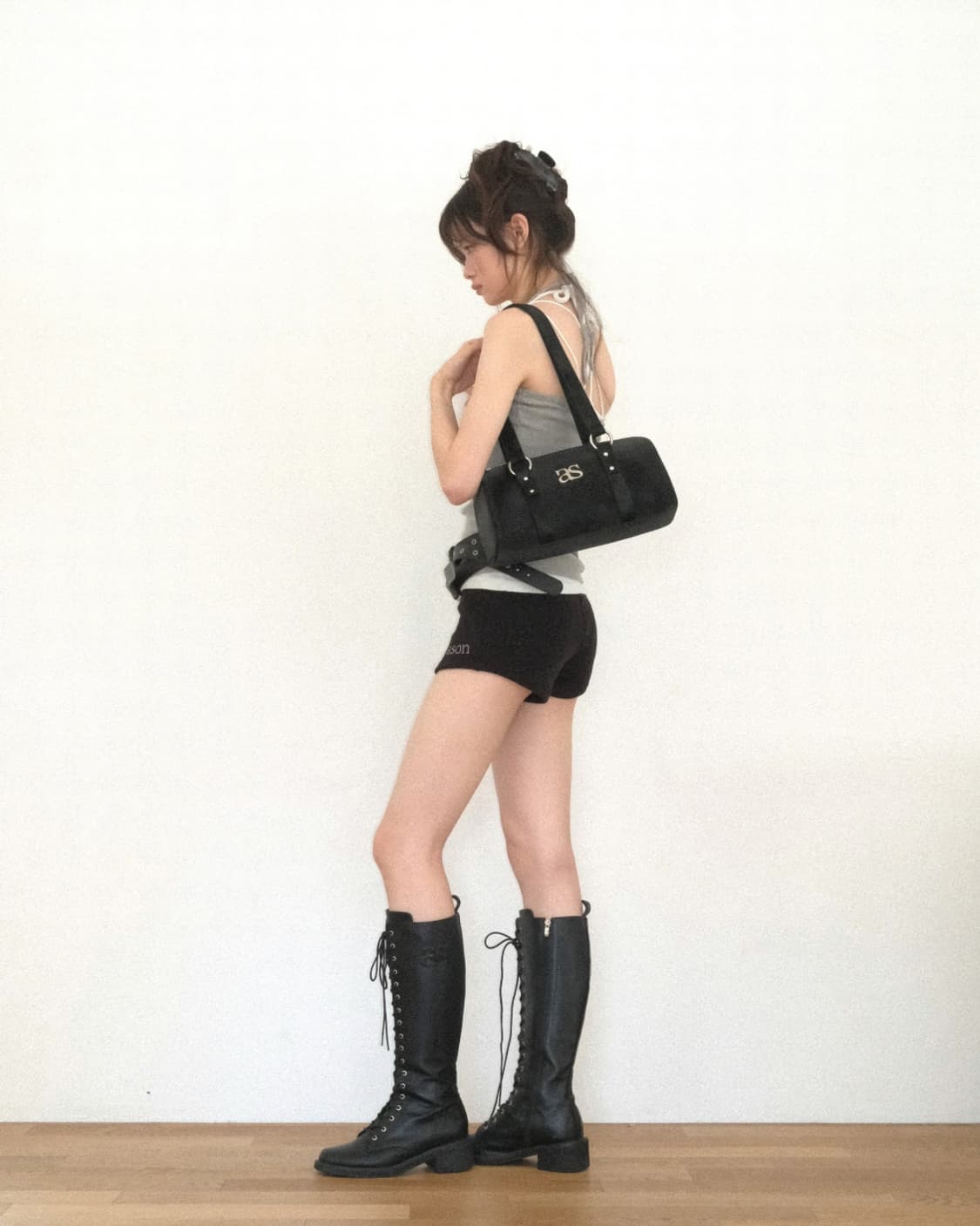 GEM MICRO SHORTS / BLACK 상품이미지4
