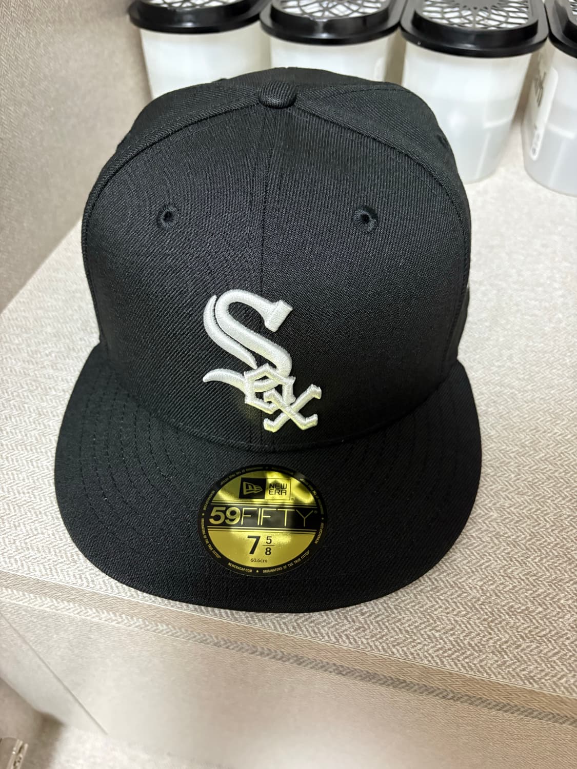 뉴에라 MLB 어센틱 시카고 화이트삭스 피티드캡 게임 블랙 상품이미지1