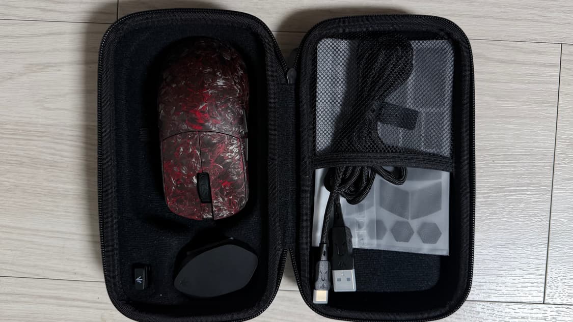 WLmouse Ying 8K 카본 무선 게이밍 마우스 레드 상품이미지3