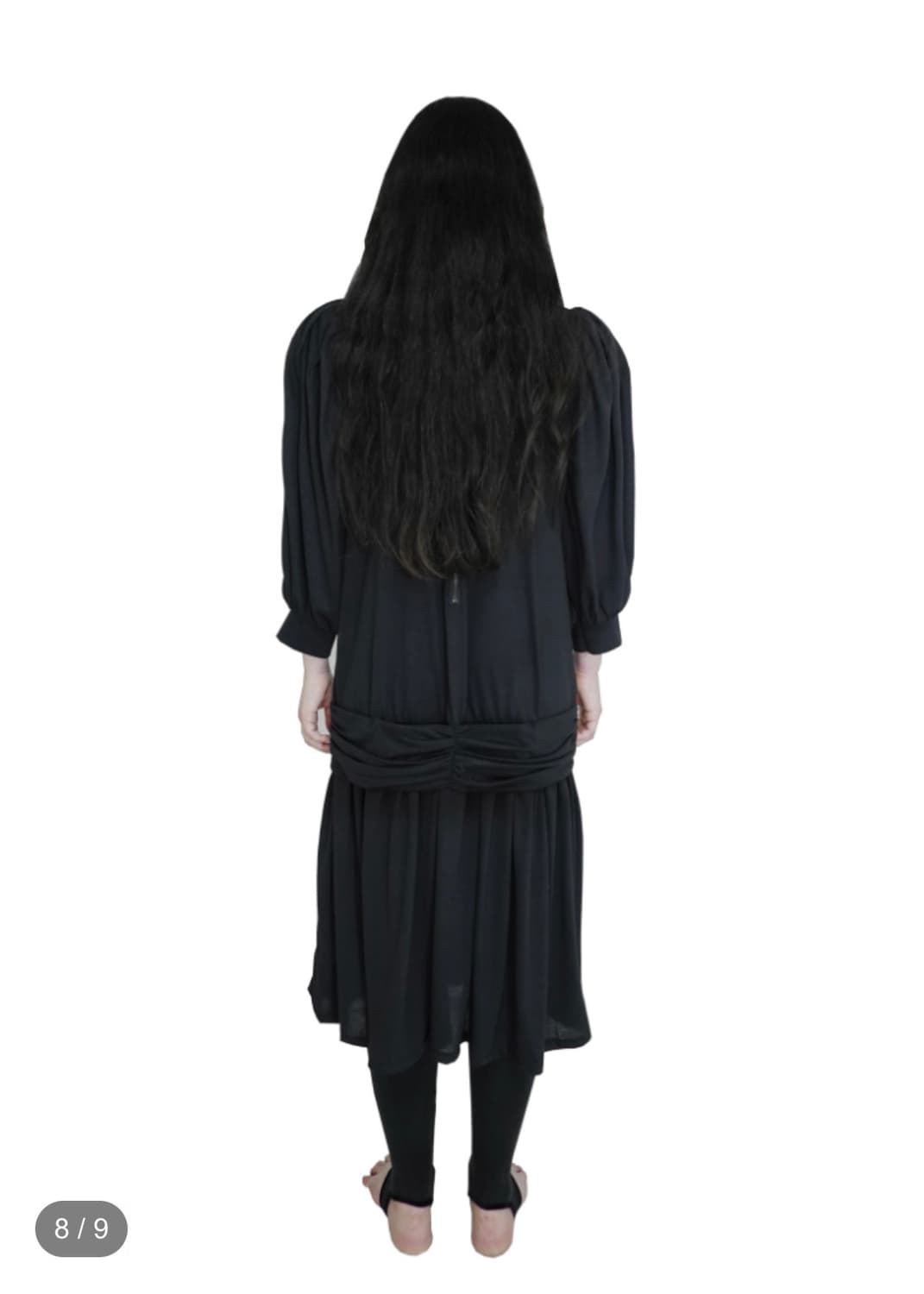 에옹쓰) Art Nouveau Dress BK F 상품이미지3