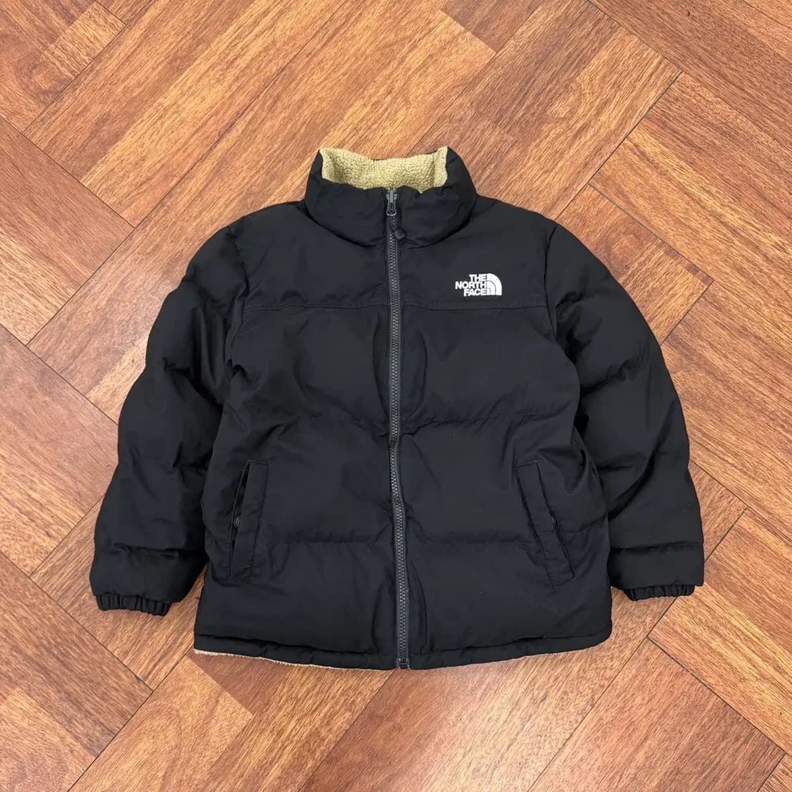 130 노스페이스 키즈 비베러 리버시블 양면 자켓  상품이미지1