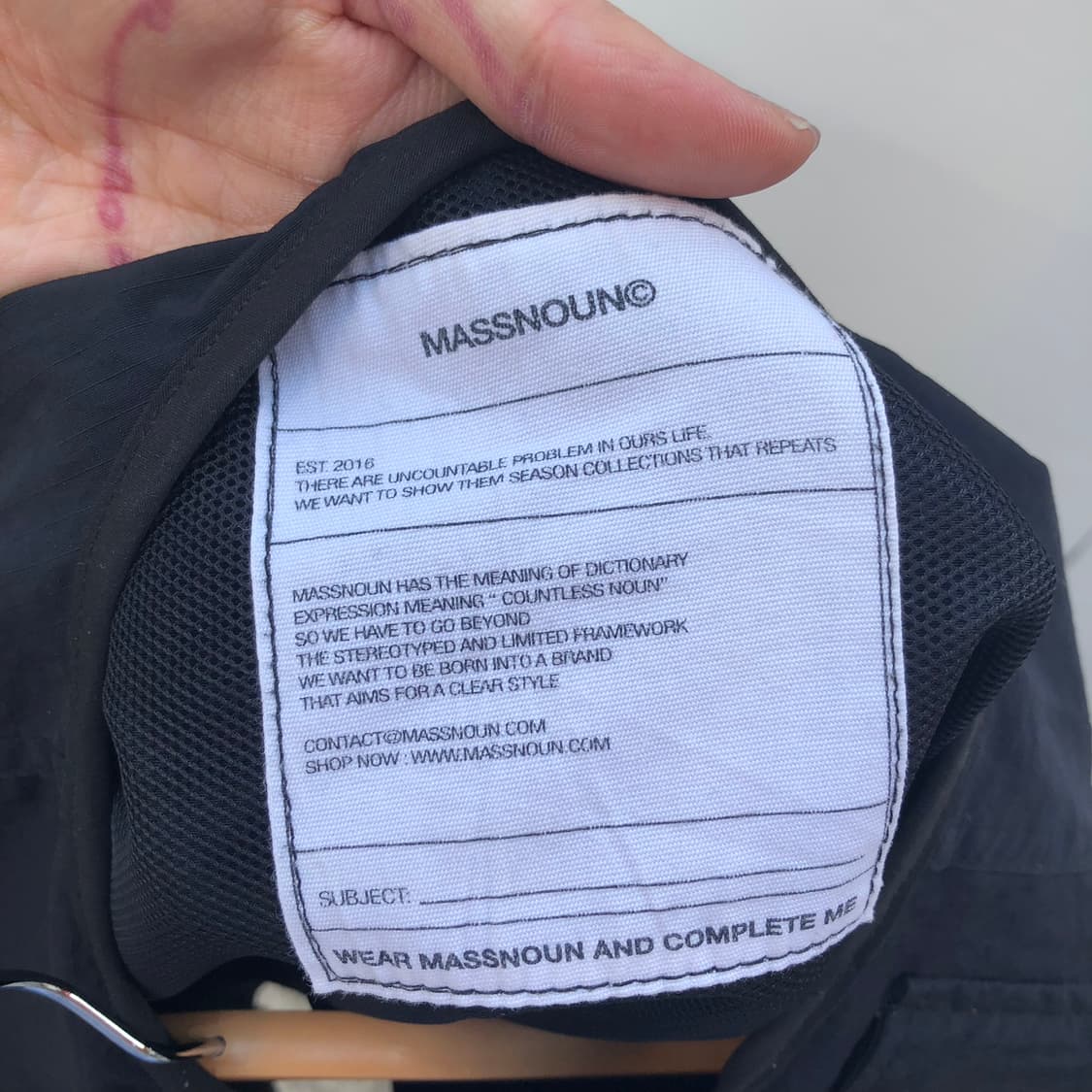 매스노운 테크 자켓  상품이미지7