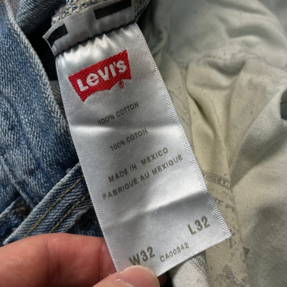32 리바이스 501 멕시코산 청바지 상품이미지3