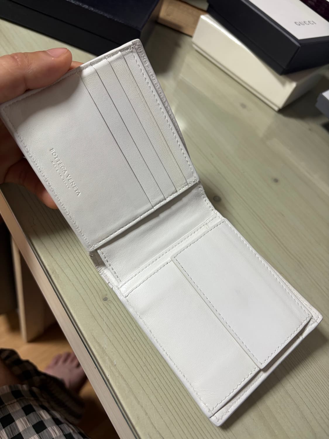 보테가 베네타 인트레치아토 코인 반지갑 상품이미지3