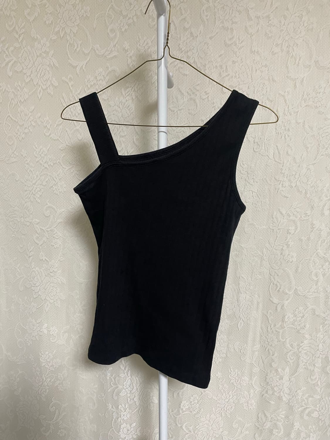 AZUL by moussy 원숄더 골지 탑 상품이미지1